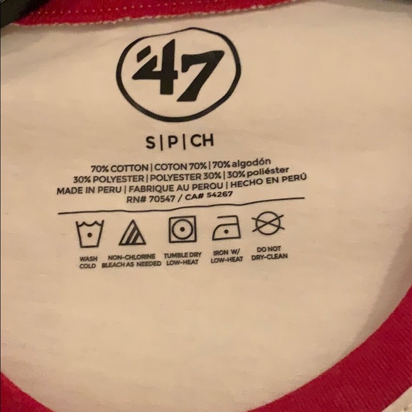 New England Patriots 3/4 Sleeve T-Shirt - Picture 5 of 6